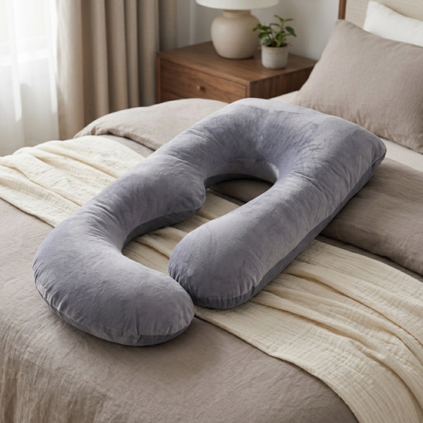 RESTORA Contour Maternity Body Pillow – Full Body Comfort Pillow