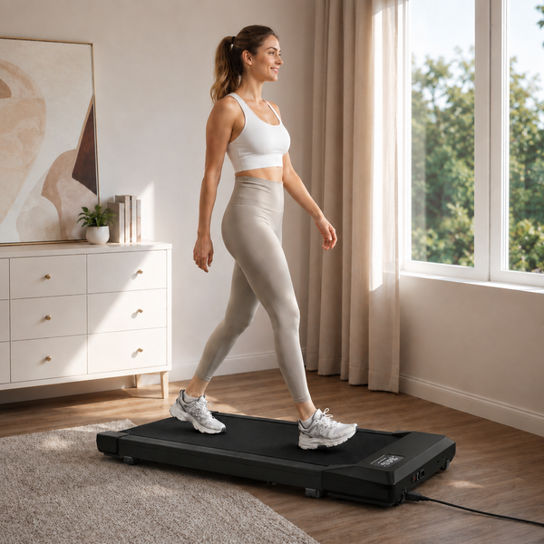 RESTORA Under Desk Walking Pad Treadmill