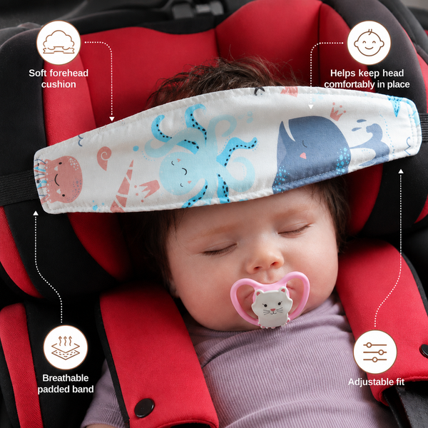 RESTORA Infant Head Support Band for Car Seat