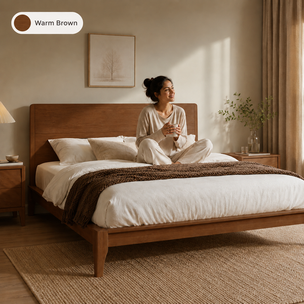 RESTORA Japanese Joinery Bamboo Bed Frame - Signature Full Size