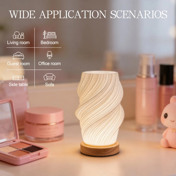 RESTORA Bedside Spiral-Style Lamp