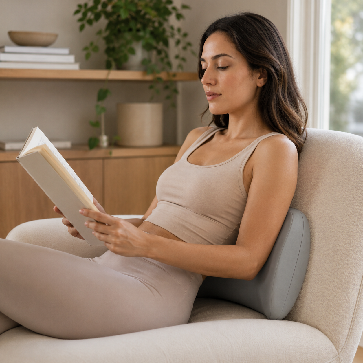 RESTORA everyday lumbar cushion lifestyle image