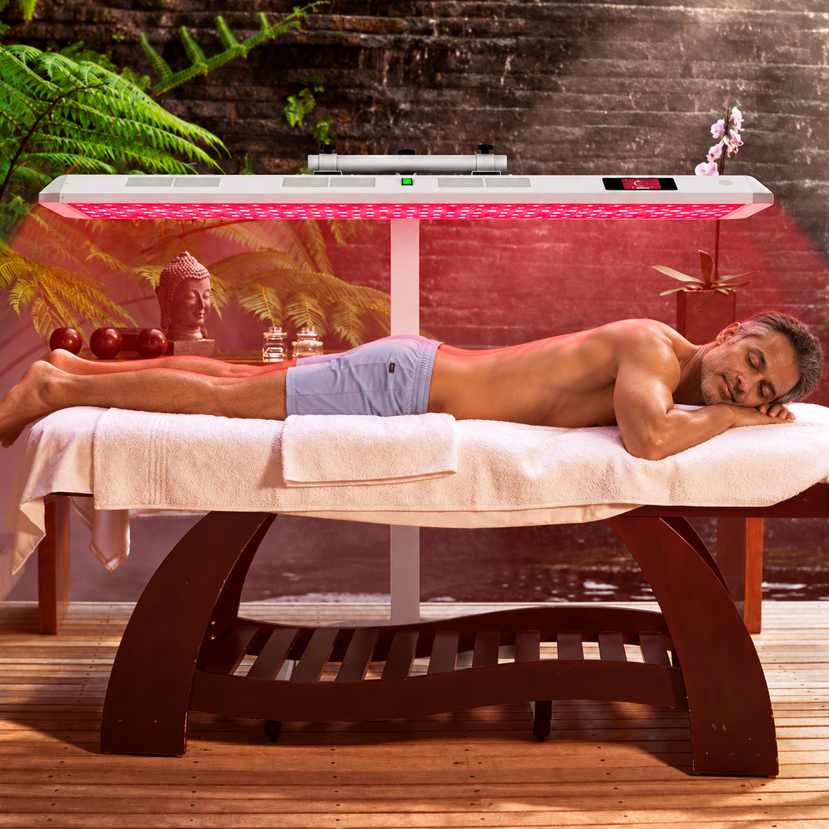 RESTORA Full Body Red Light Therapy Panel with Electric Stand