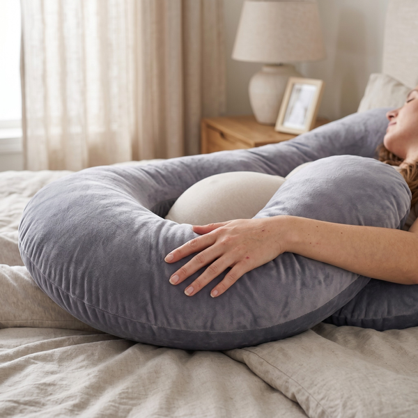 RESTORA Contour Maternity Body Pillow – Full Body Comfort Pillow