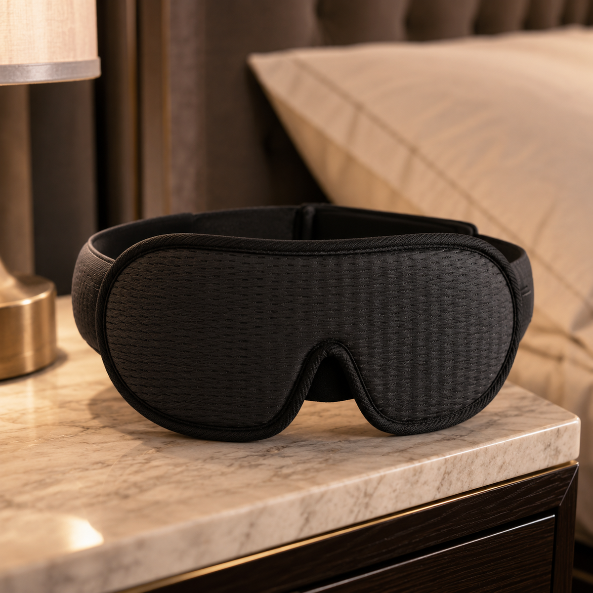 RESTORA silk sleep mask detail image