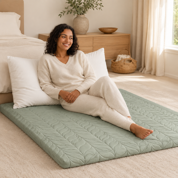 RESTORA Floor Futon Mattress - 4 Inch Thick