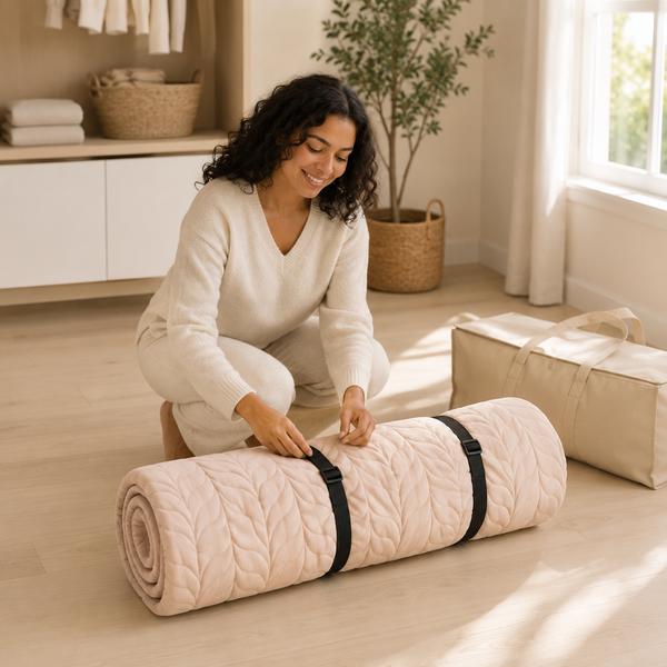 RESTORA Floor Futon Mattress - 4 Inch Thick