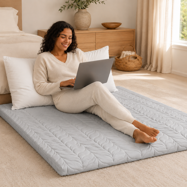 RESTORA Floor Futon Mattress - 4 Inch Thick