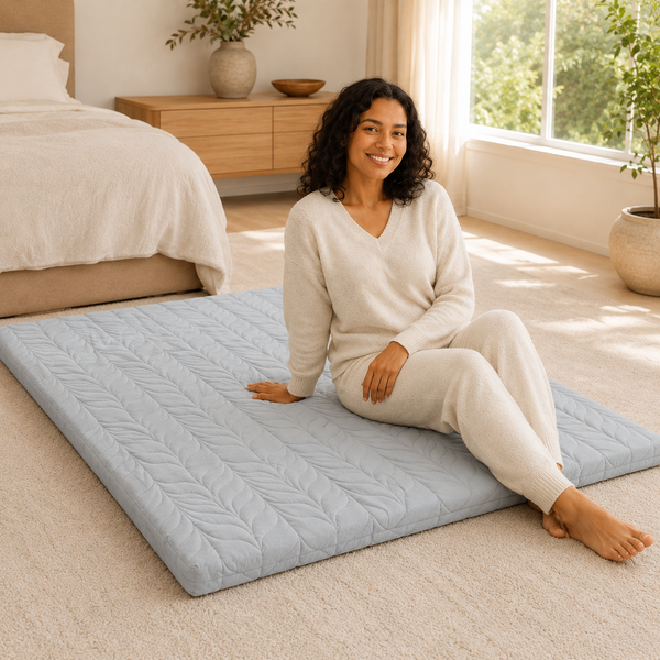 RESTORA Floor Futon Mattress - 4 Inch Thick