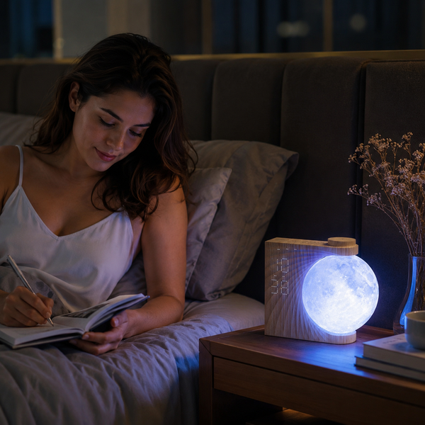 RESTORA Lunar Light Alarm Clock