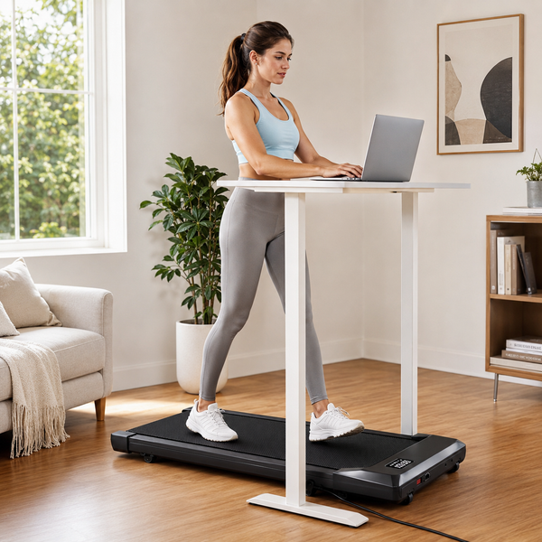 RESTORA Under Desk Walking Pad Treadmill
