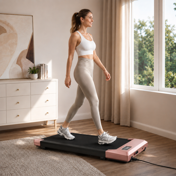 RESTORA Under Desk Walking Pad Treadmill