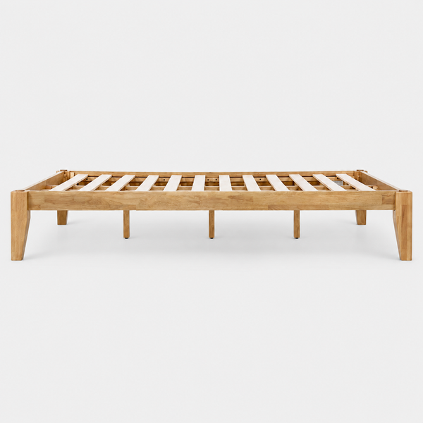 RESTORA Japanese Joinery Solid Wood Platform Bed Frame - Signature Queen Sized Collection