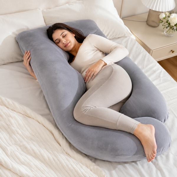 RESTORA Contour Maternity Body Pillow – Full Body Comfort Pillow