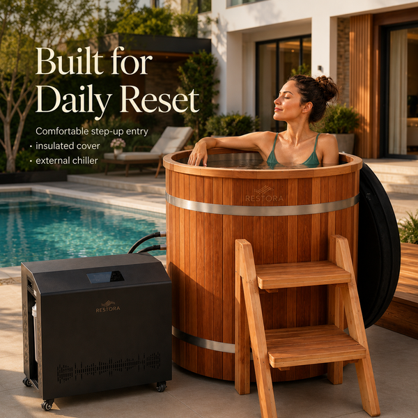 RESTORA Cold Plunge Tub with Chiller