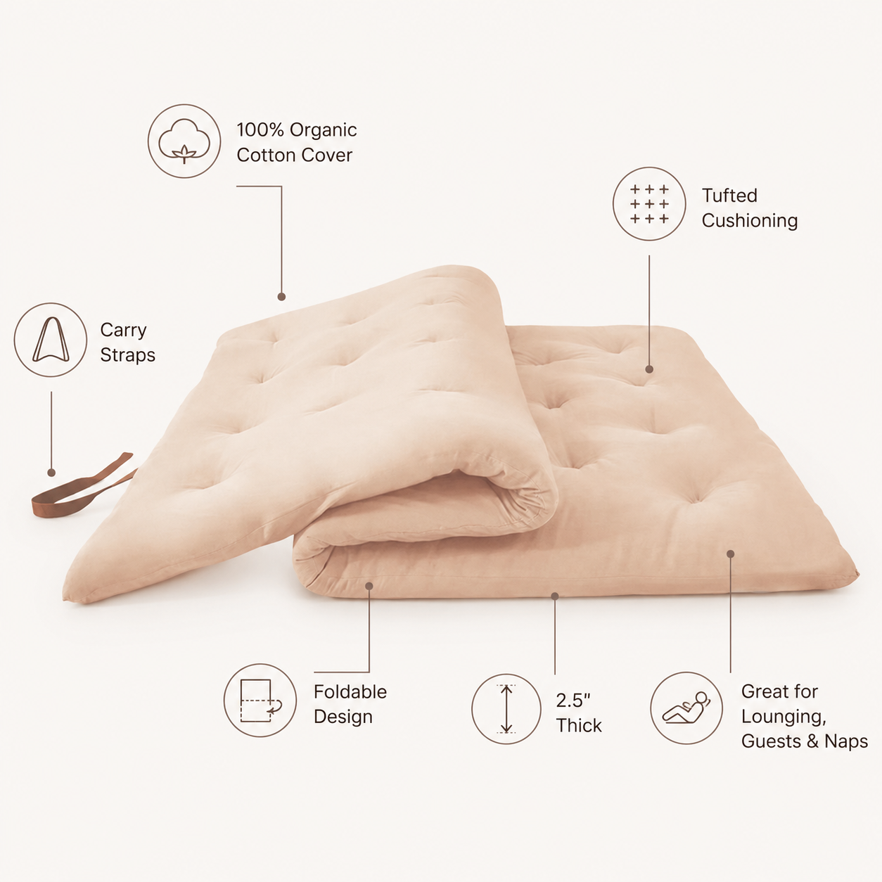 RESTORA Japanese Floor Mattress close-up image