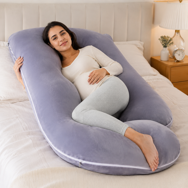 RESTORA Contour Maternity Body Pillow – Full Body Comfort Pillow