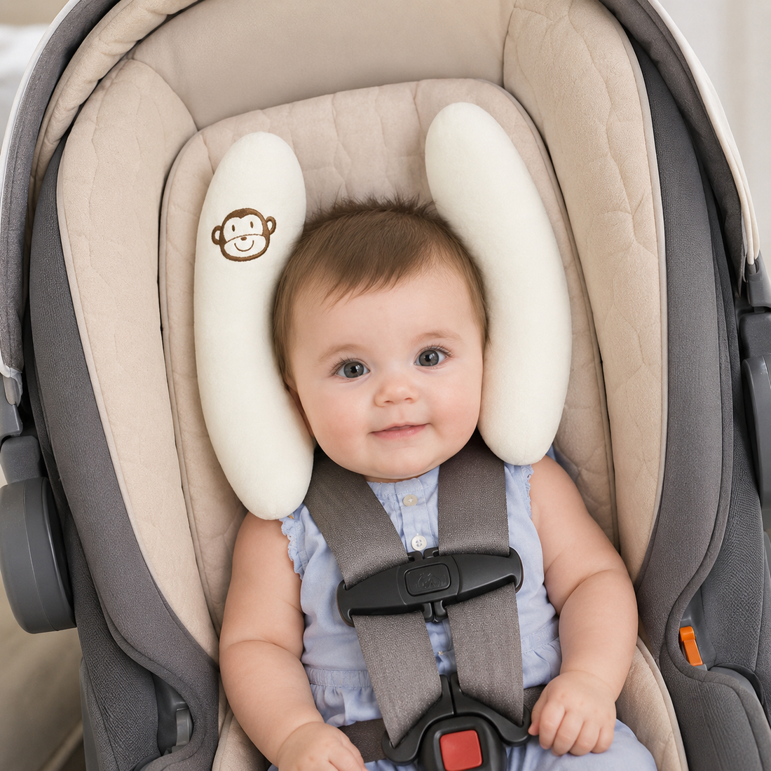 RESTORA infant pillow in car seat