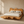 RESTORA Natural Artisan Wood Bed Frame – Crown Cut