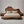 RESTORA Natural Artisan Wood Bed – Wave Cut