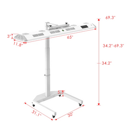 RESTORA Full Body Red Light Therapy Panel with Electric Stand