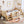 RESTORA kids twin floor bed with storage and stairs in Light Natural, product image 1