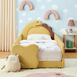 RESTORA Twin Dinosaur Kids Bed