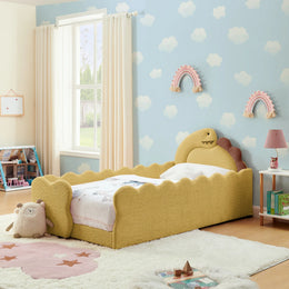 RESTORA Twin Dinosaur Kids Bed