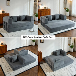 RESTORA Convertible Sleeper Sofa Bed - Corduroy