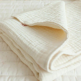RESTORA Baby Cotton Blanket Embroidered