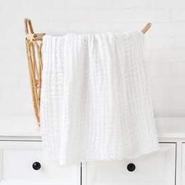 RESTORA Receiving Blanket Bamboo 6 Layers