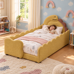 RESTORA Twin Dinosaur Kids Bed
