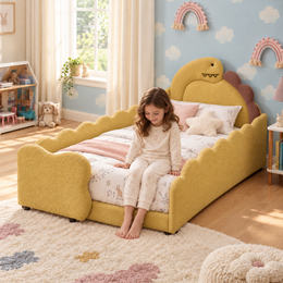 RESTORA Twin Dinosaur Kids Bed